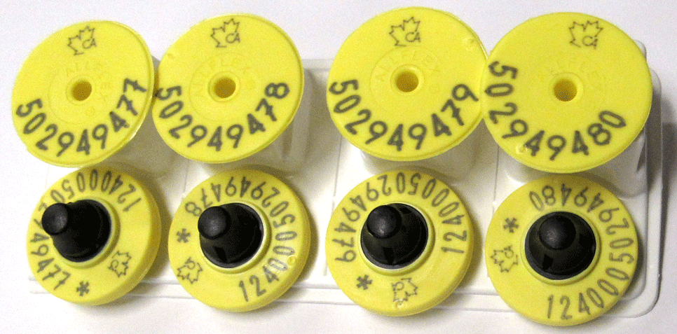 Allflex Button Tag Manitoba (20/Pack)