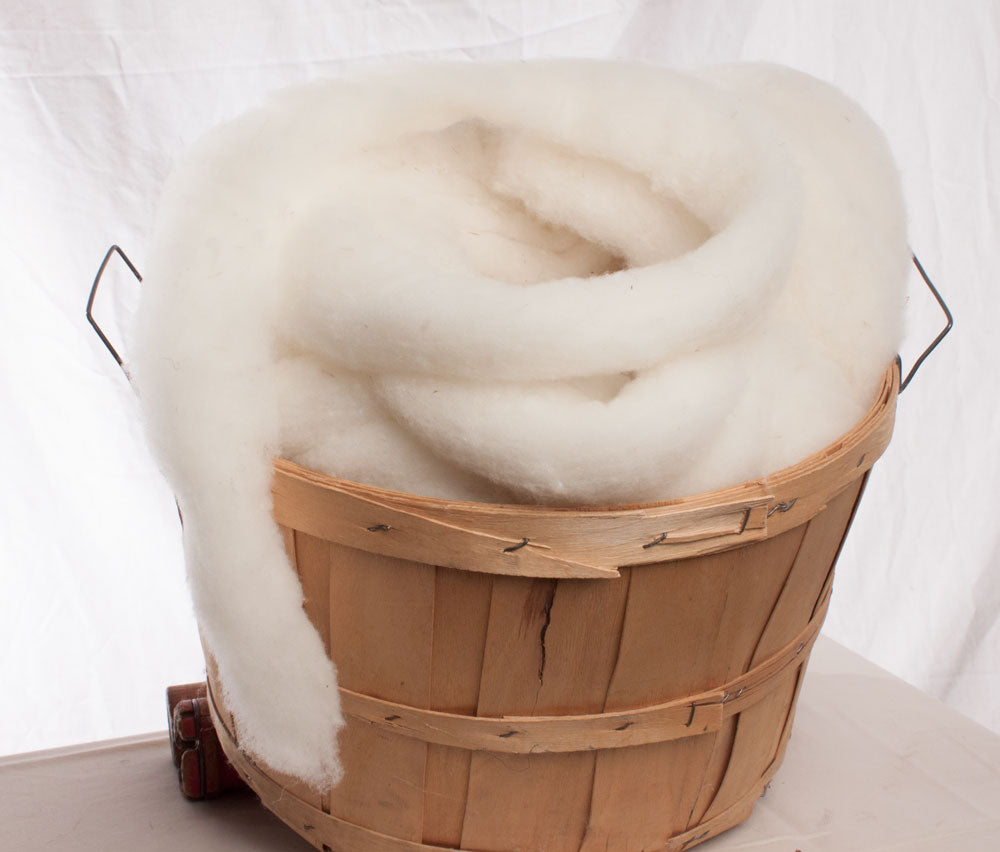 Roving White # 001 1 Lb Pack
