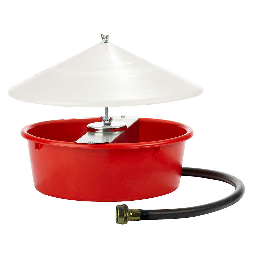Poultry Automatic Waterer W/Cover