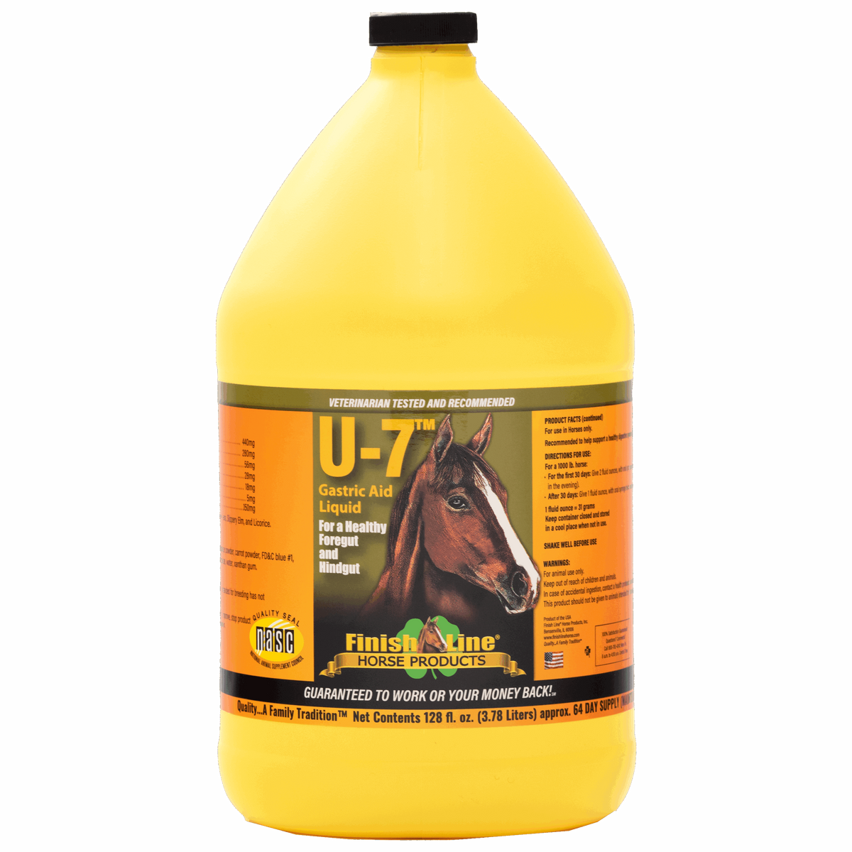 Gastric Aid U7 For Horses 64 Oz