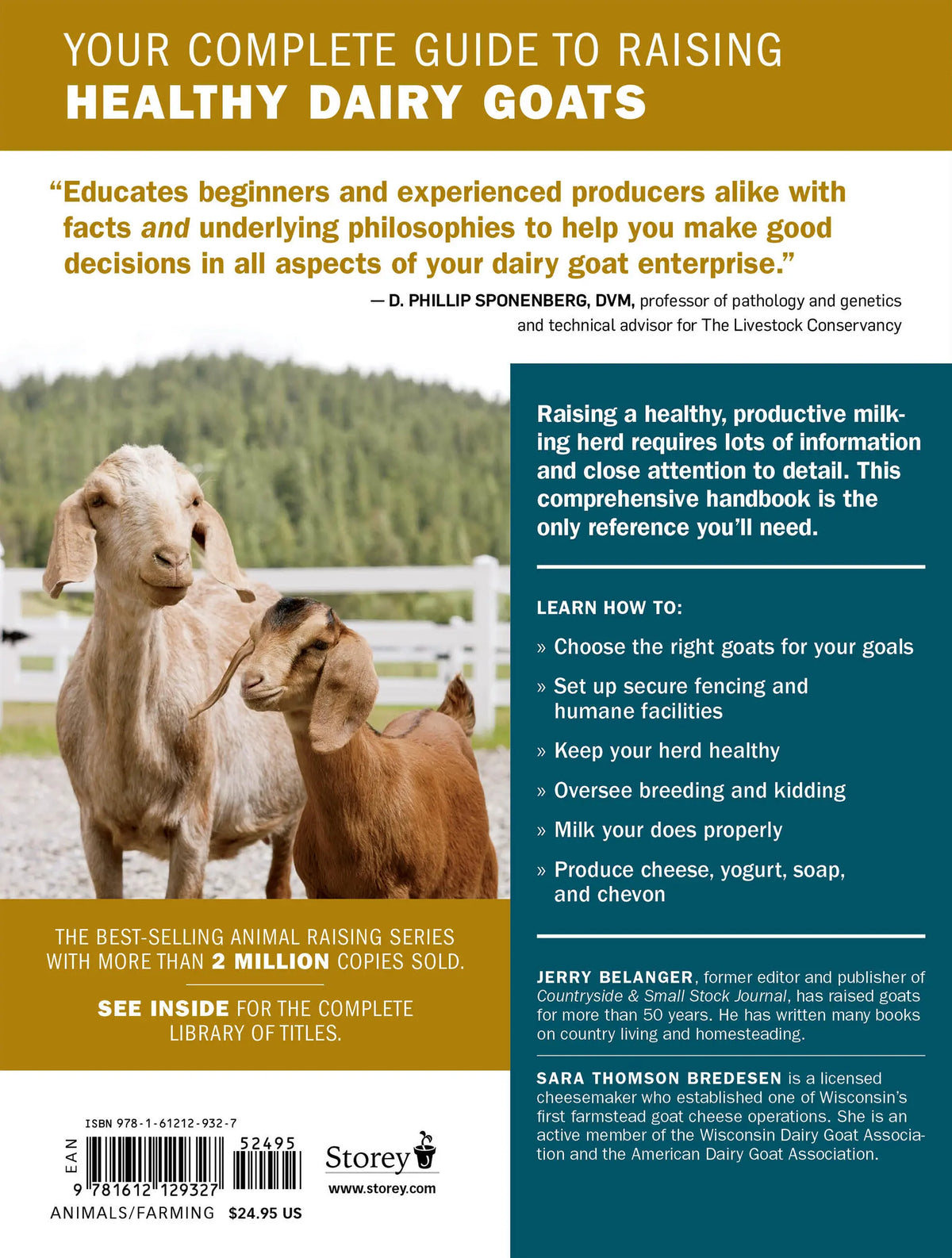 Storey'S Guide To Raising Dairy Goats