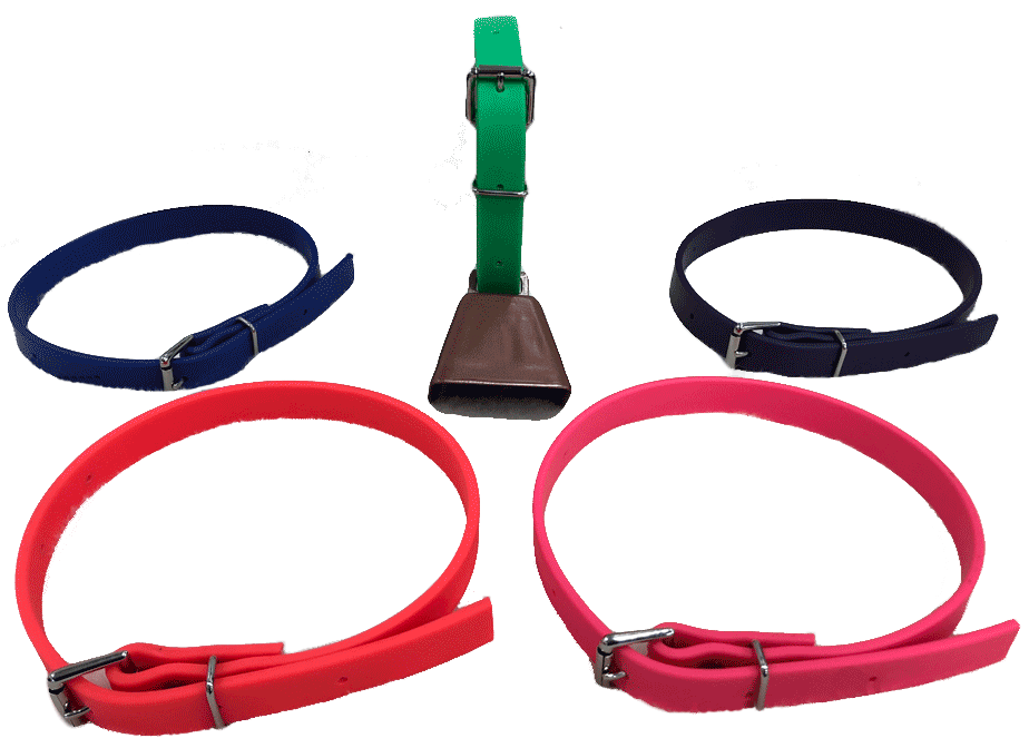 Bell Strap 3/4" Coloured Brahma Webb Leather