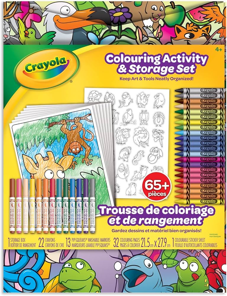 Crayola Colouring Activity & Storage Set