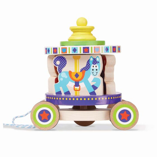 Melissa & Doug  Carousel Pull Toy