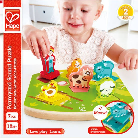 Hape Farmyard Sound Puzzle