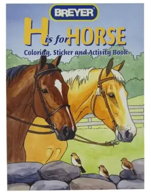 Breyer "H Is For Horse" Colouring Book with Stickers