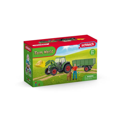 Schleich Tractor With Trailer