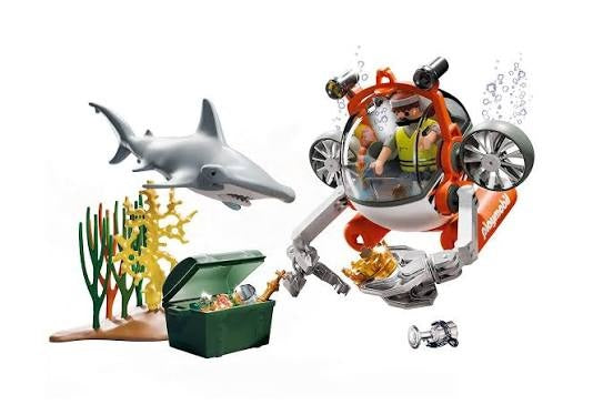 Playmobil Treasure Hunt W/Submarine