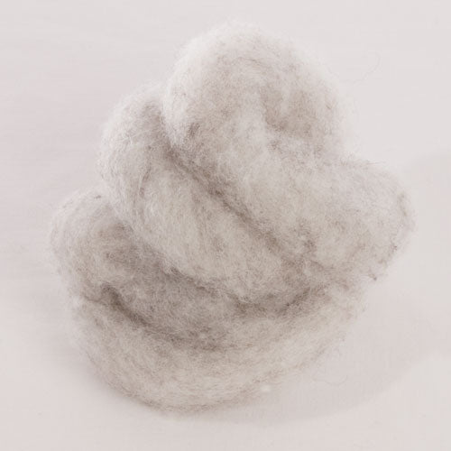 Roving  Light Grey #02  1 Lb Pack