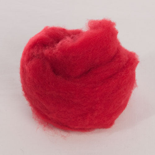 Roving  Red # 16  1/2 Lb Bag