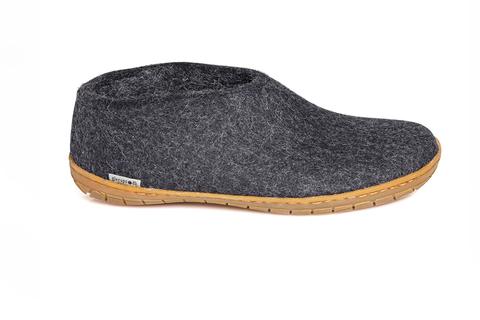 Glerup Shoe  Charcoal  Rubber Sole