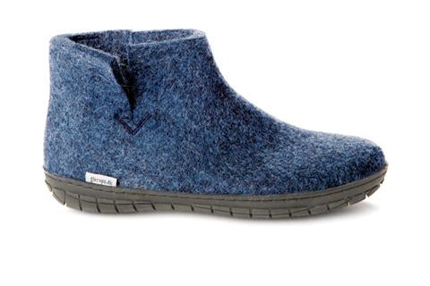 Glerup Boot  Denim  Rubber Sole