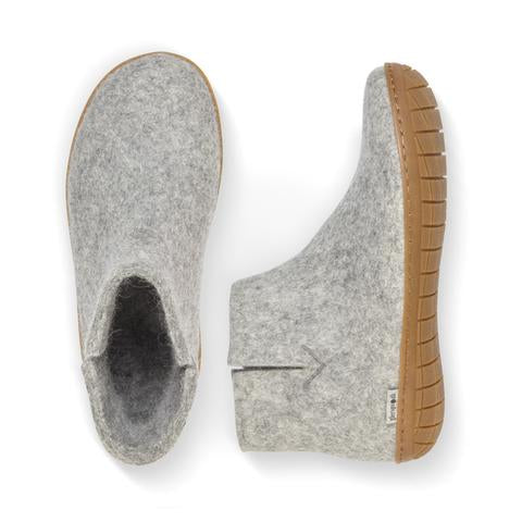 Glerup Boot  Grey  Rubber Sole