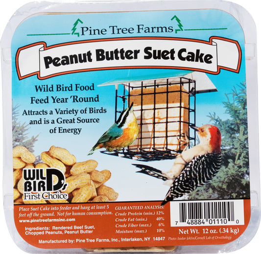 Bird Suet Cake Peanut Butter 340G