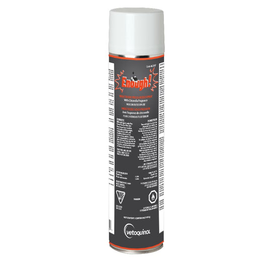 Vet Enough! Insecticide Spray Pyrethrin Aerosol 595G