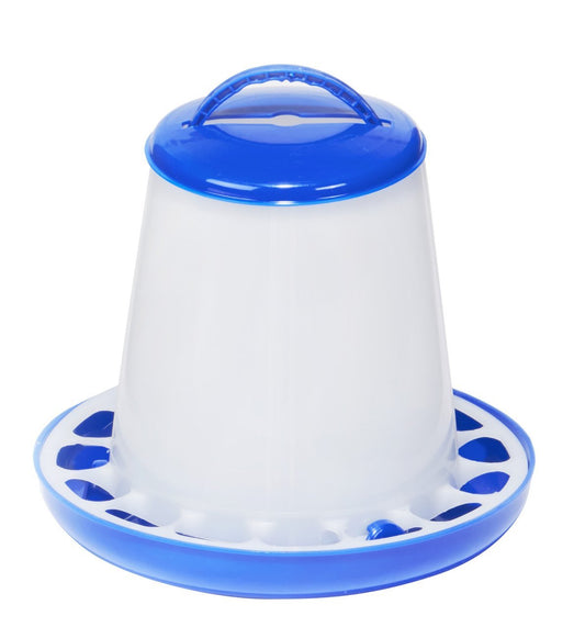 Poultry Feeder Plastic Double Tuf Blue