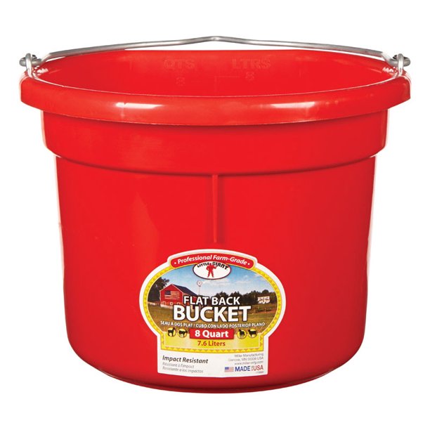 Bucket Flatback 8 Qt