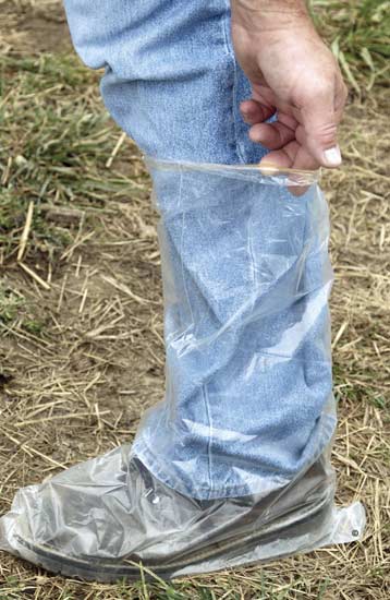 Disposable Boots  Ob Elast A Boot 3 3/4 Ml 25 Pr