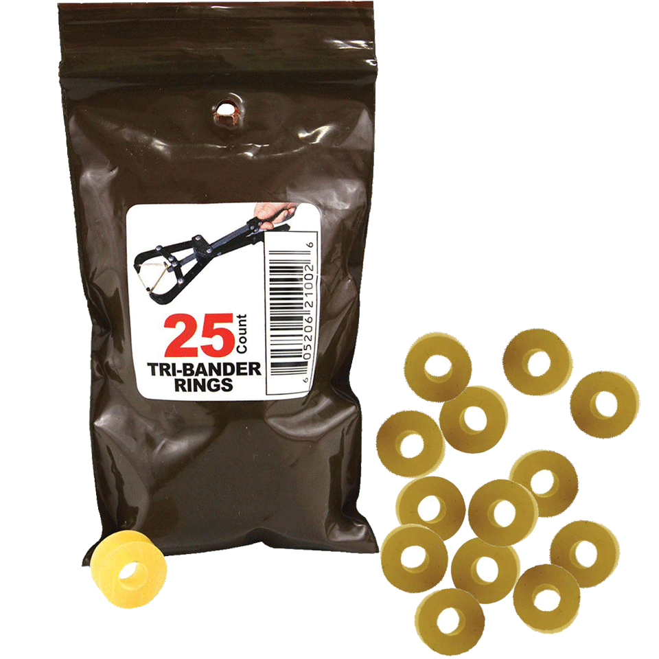 Bander  Bands For Tribander Castrator 25/Pack