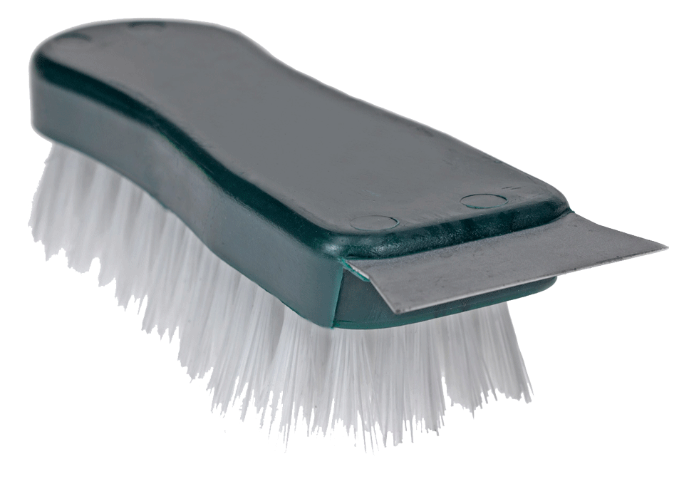 Tool  Comb Brush Green C/W Scraper  Lister