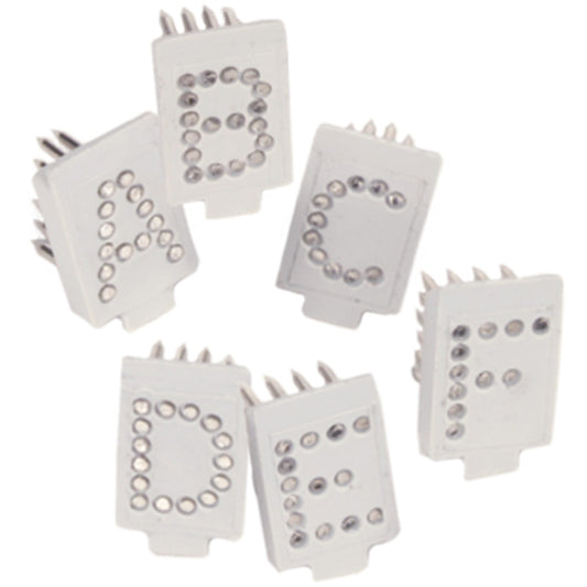 Stone Tattoo Letters 3/8" A Z Set