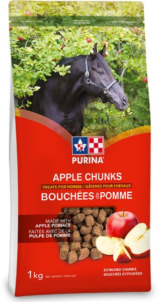 Horse Feed  Purina  Apple Chunks Treats 1 Kg