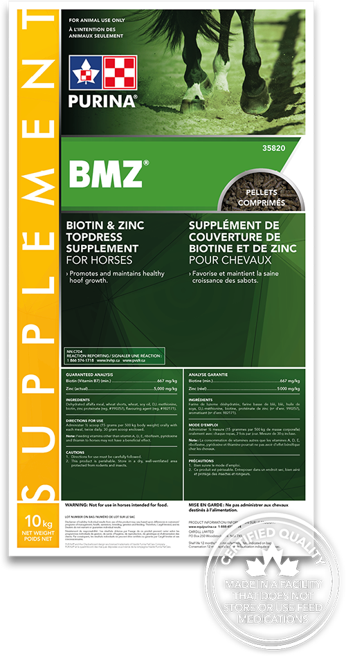 Horse Feed  Purina  Bmz Supplement 3 Kg  Special Order