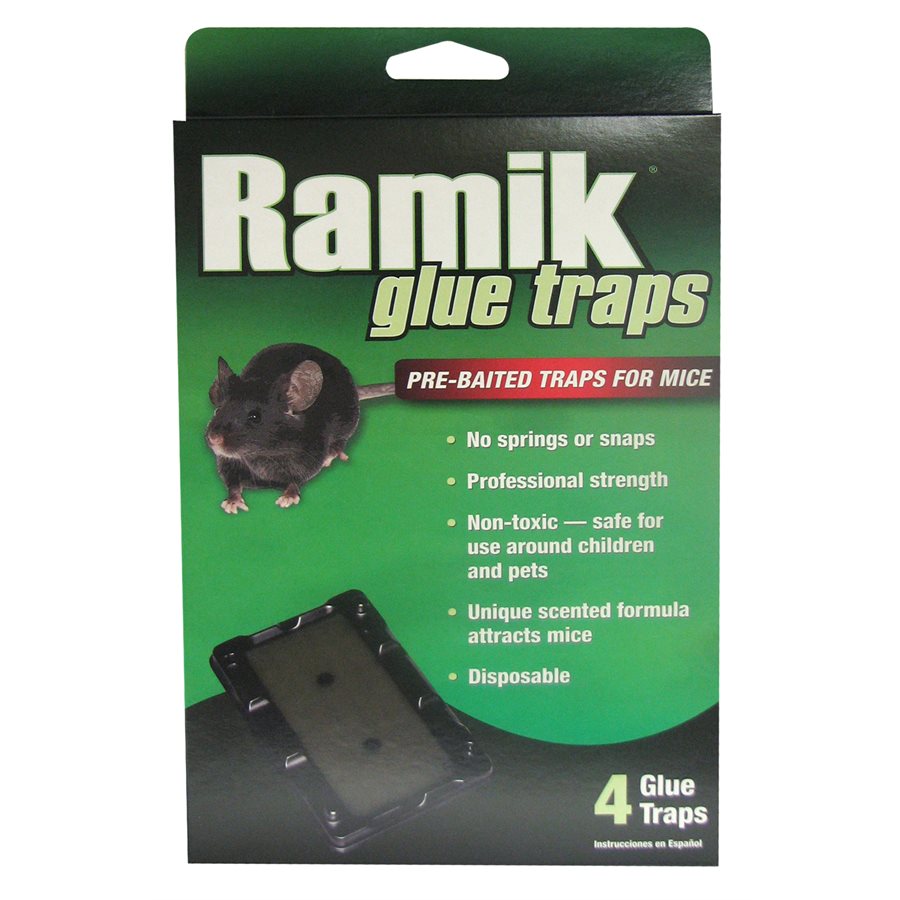 Ramik Mouse Glue Traps 4 Pk
