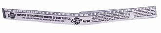 Beef Stock Weight Tape Lbs/Kg (Coburn)
