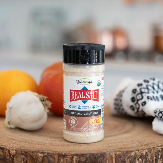 Redmond Real Salt Organic Garlic Seasoning 8.25 Oz