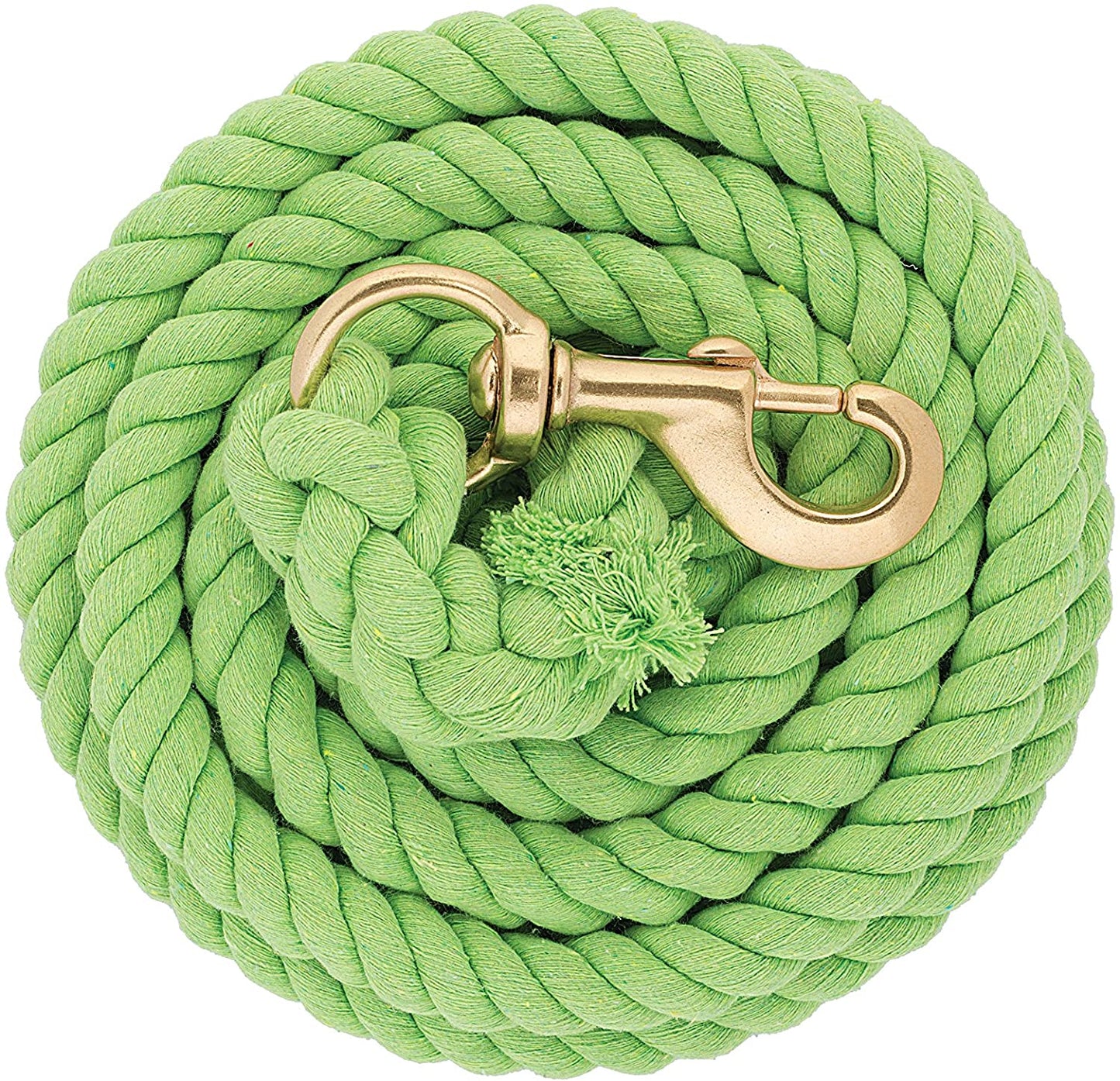 Horse  Colored Cotton Lead Ropes Sb 225 Snap Solid