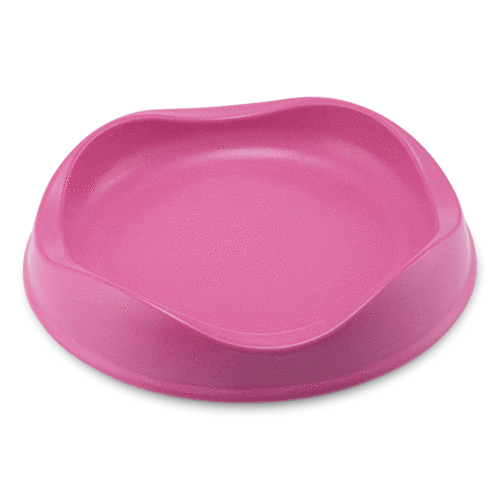 Cat Bowl  Recycled Bamboo  Pink